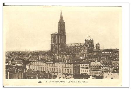 CPA 67 STRASBOURG Le Palais Des Rohan - Strasbourg