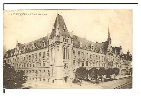 CPA 67 STRASBOURG L'hotel Des Postes - Strasbourg