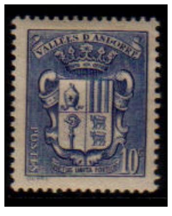 ANDORRA---French    Scott: # 69*   VF MINT Hinged - Unused Stamps