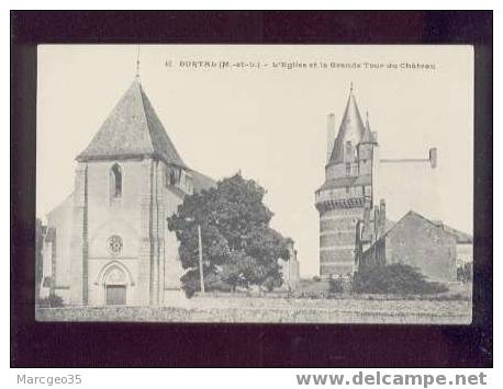 13548 Durtal L'église & La Grande Tour Du Château édit.collet N°42 Belle Carte - Durtal