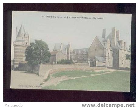 13551 Durtal  Vue Du Château Côté Ouest édit.collet N°32 Couleur  Belle Carte - Durtal