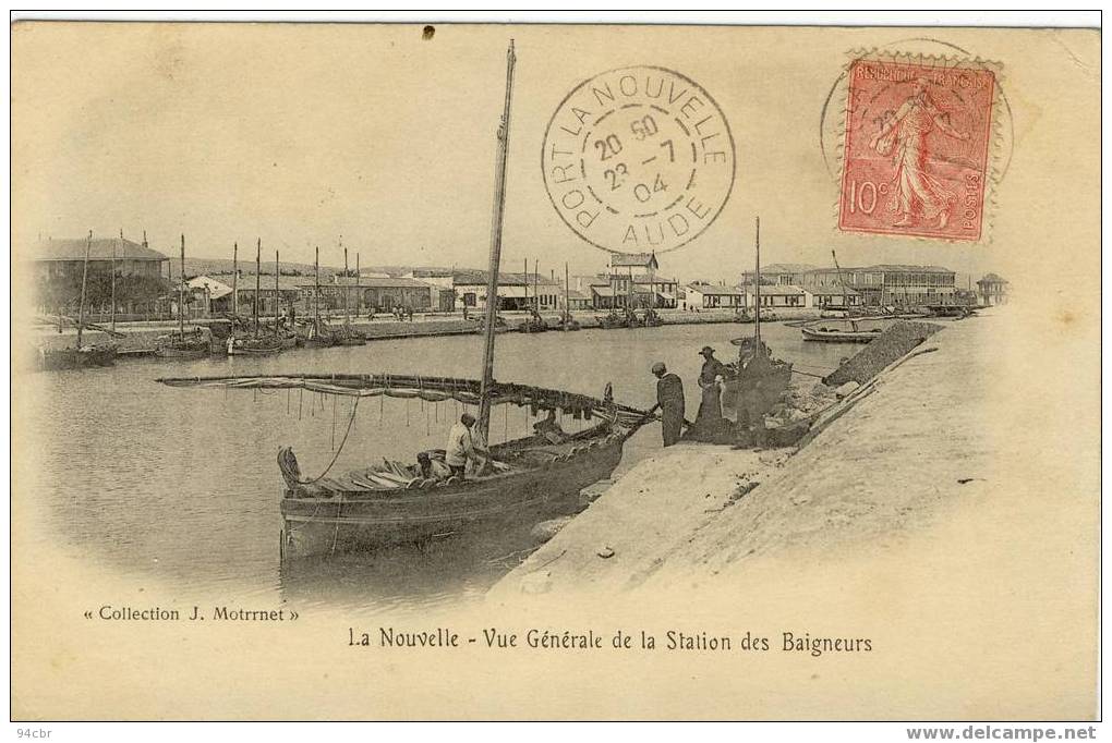 Cpa Tbe (11) LA NOUVELLE  -vue Generale De La Station De Baigneurs - Port La Nouvelle