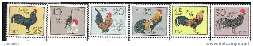 Germany DDR 1979 Cocks MNH - Ferme