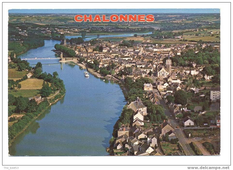 201   -  Chalonnes  - La Loire Et La Ville - Chalonnes Sur Loire