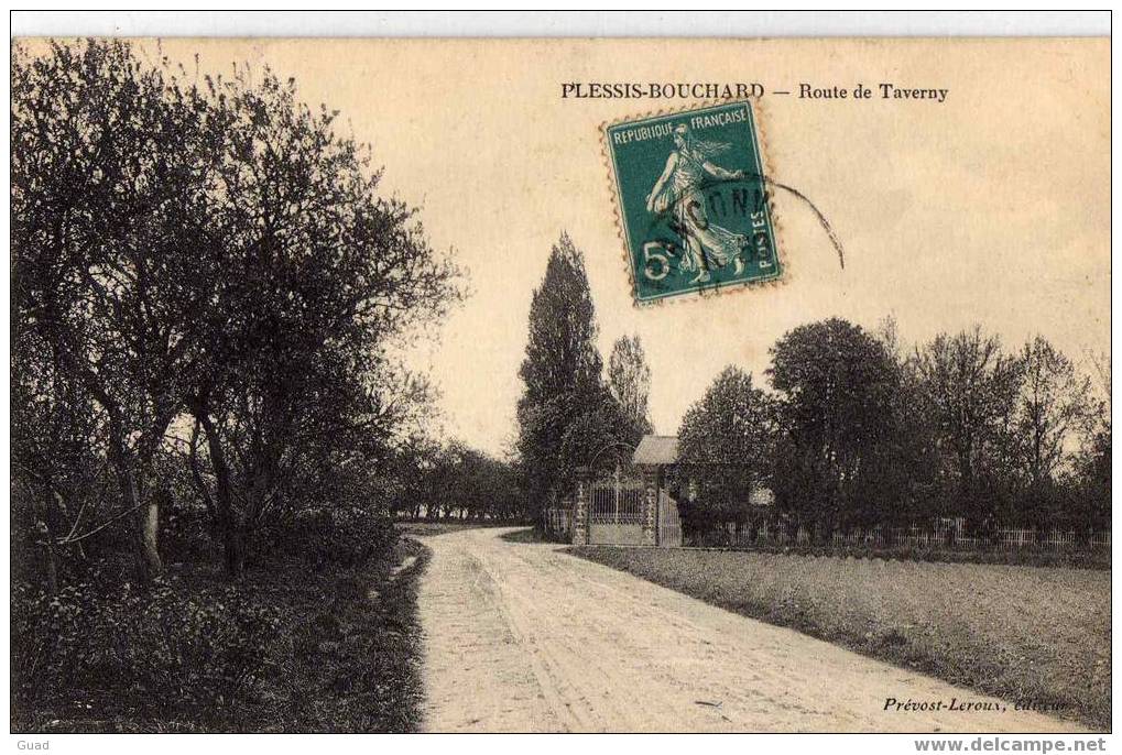 PLESSIS-BOUCHARD - ROUTE DE TAVERNY - Le Plessis Bouchard