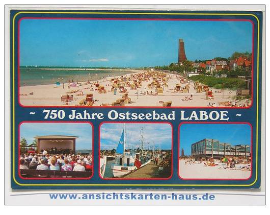 D 4750 - 750 Jahre Ostseebad Laboe - Color-MBk, Mit Sondermarke Gel. - Laboe