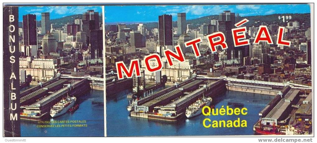 Canada.Quebec.Fascicule/album Complet De 8 Cpsm Coul.Lot.Montréal. - Montreal