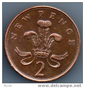 Grande-Bretagne 2 New Pence 1981 Sup - 2 Pence & 2 New Pence