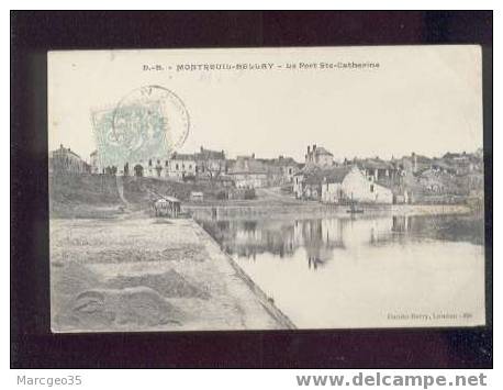 13583 Montreuil Bellay Le Port Ste Catherine édit.dando Berry N°598 Belle Carte - Montreuil Bellay