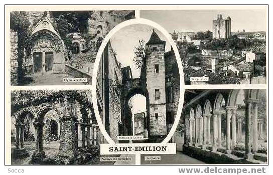 SAINT-EMILION - L´église - L´abbaye Des Cordeliers - Le Cloître - Vue Générale - Saint-Emilion