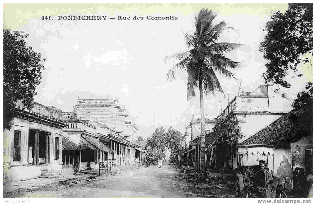 PONDICHERY - Rue De Comontis - Other & Unclassified