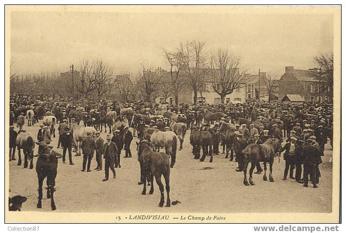 29 - FINISTERE - LANDIVISIAU - MARCHE - FOIRE Aux CHEVAUX - Edit. QUERE INIZAN 15 - Landivisiau