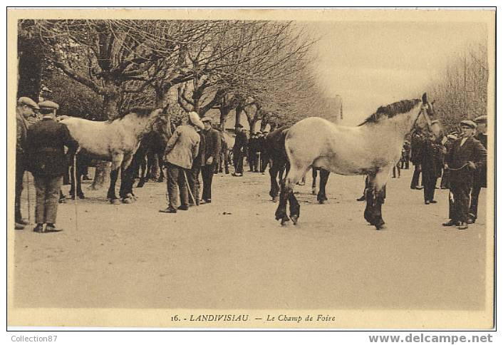 29 - FINISTERE - LANDIVISIAU - MARCHE - FOIRE Aux CHEVAUX - Edit. QUERE INIZAN 16 - Landivisiau