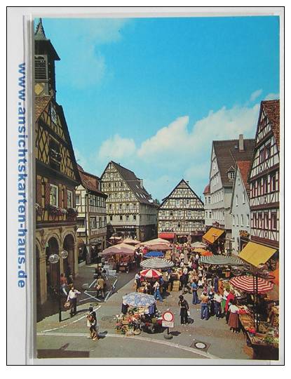 D 4769 - Waiblingen A.d. Rems, Wochenmarkt A.d. Marktplatz - CAk - Marktplaatsen