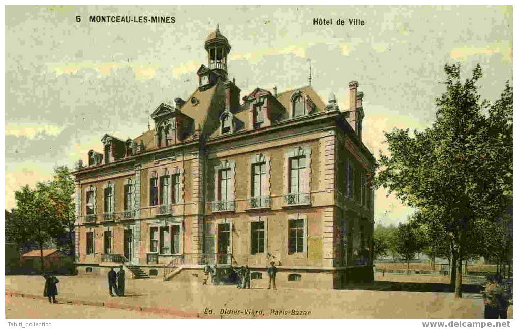 MONTCEAU-LES-MINES - Hôtel De Ville - Montceau Les Mines