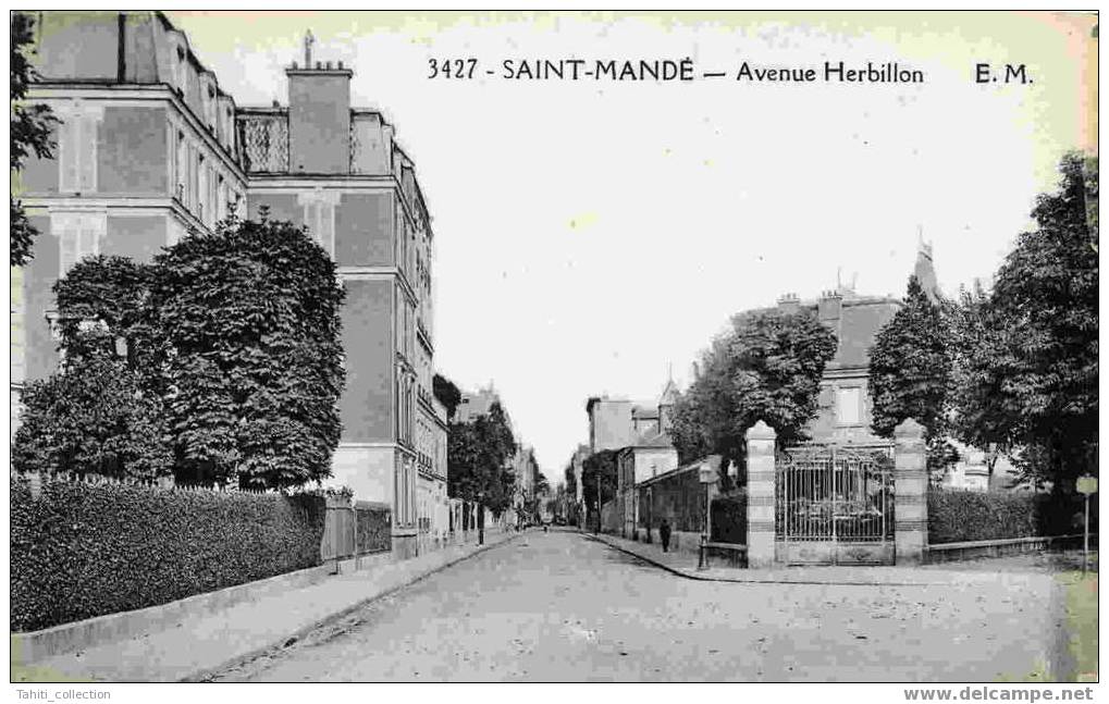 SAINT-MANDE - Avenue Herbillon - Saint Mande