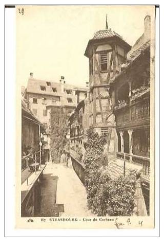 CPA 67 STRASBOURG La Cour Du Corbeau - Strasbourg