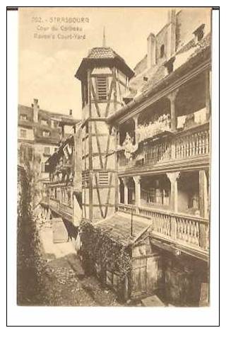 CPA 67 STRASBOURG La Cour Du Corbeau - Strasbourg