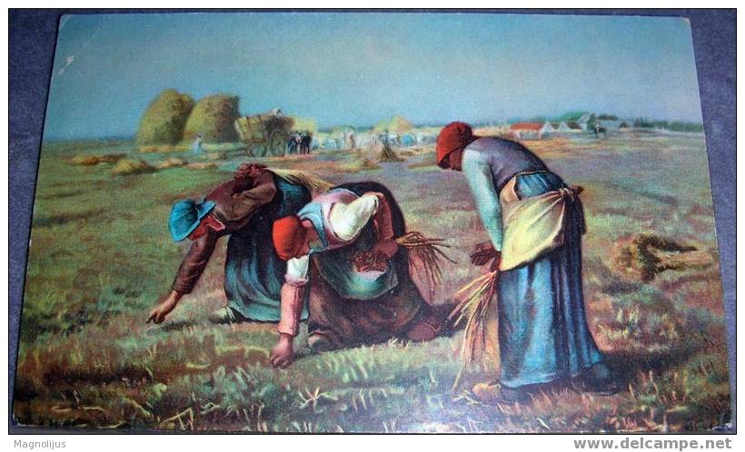 Field Works,Harvest, Stengel, Vintage Postcard - Cultures
