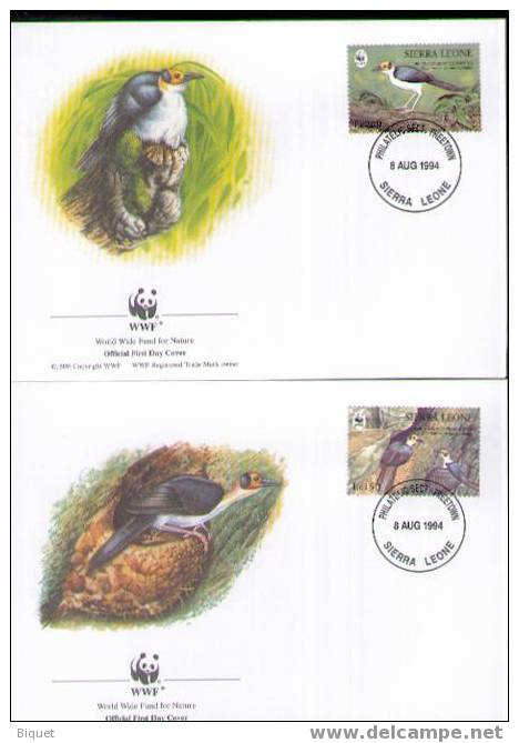 Splendide Série De FDC De Sierra Leone Sur Les Oiseaux - Spechten En Klimvogels