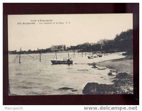 13631 Saint Lunaire Vue Générale De La Plage édit.G.F. N°3760 Belle Carte - Saint-Lunaire