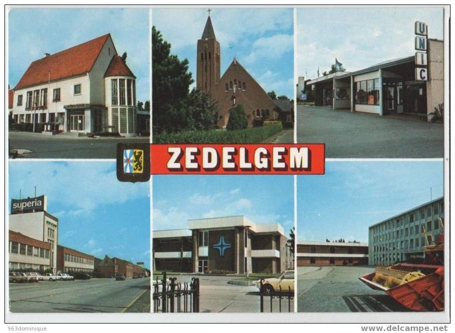 Zedelgem : Groeten  - Unic - Superia Kerk  Etc ... - Zedelgem
