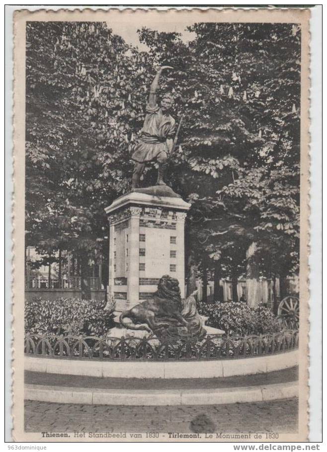 Tienen - Thienen - Het Standbeeld Van 1830 - Tirlemont - Le Monument De 1830 - Tienen