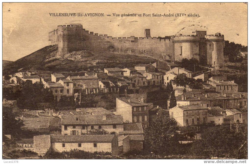 30 / VILLENEUVE LES AVIGNONS / VUE GENERALE ET FORT SAINT ANDRE - Villeneuve-lès-Avignon