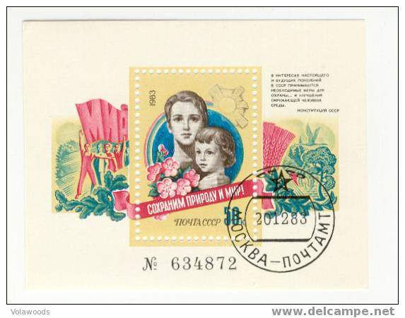 Urss - Foglietto Fdc: Protezione Della Natura - Natuur