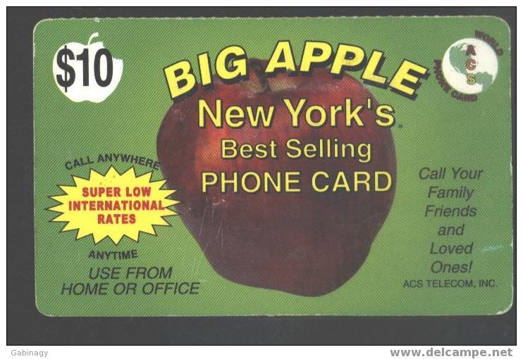 UNITED STATES - BIG APPLE - Other & Unclassified