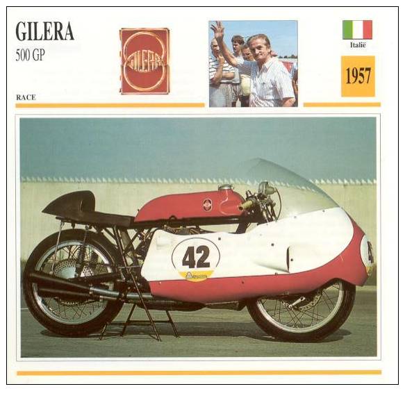 Lot 6x Moto, Motorfiets, Motorcycle, Motorrad, Italia, Gilera - Autres & Non Classés