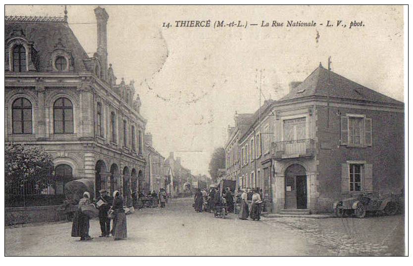 Tiercé-la Rue Nationale Cpa Bon état - Tierce