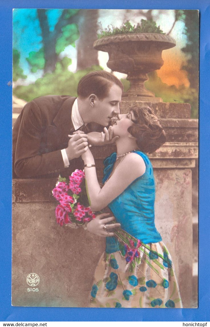 Liebespaar; Couple; Frau In Blau; 1929 - Paare