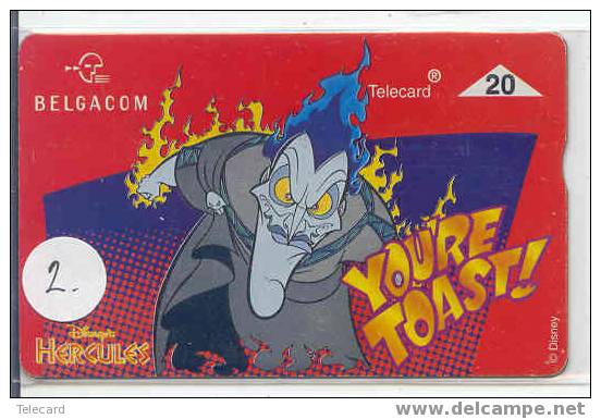 Disney Telecarte Walt Disney Belgie  (2) - Disney