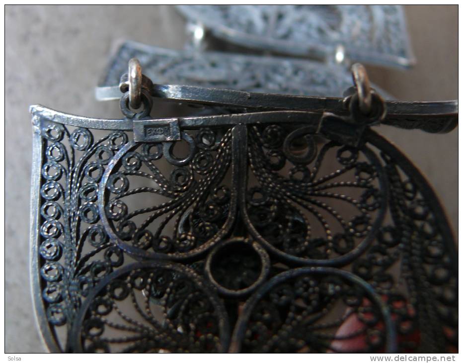 Ancien Bracelet Russe En Argent/ Old Russian Bracelet Silver - Ethniques