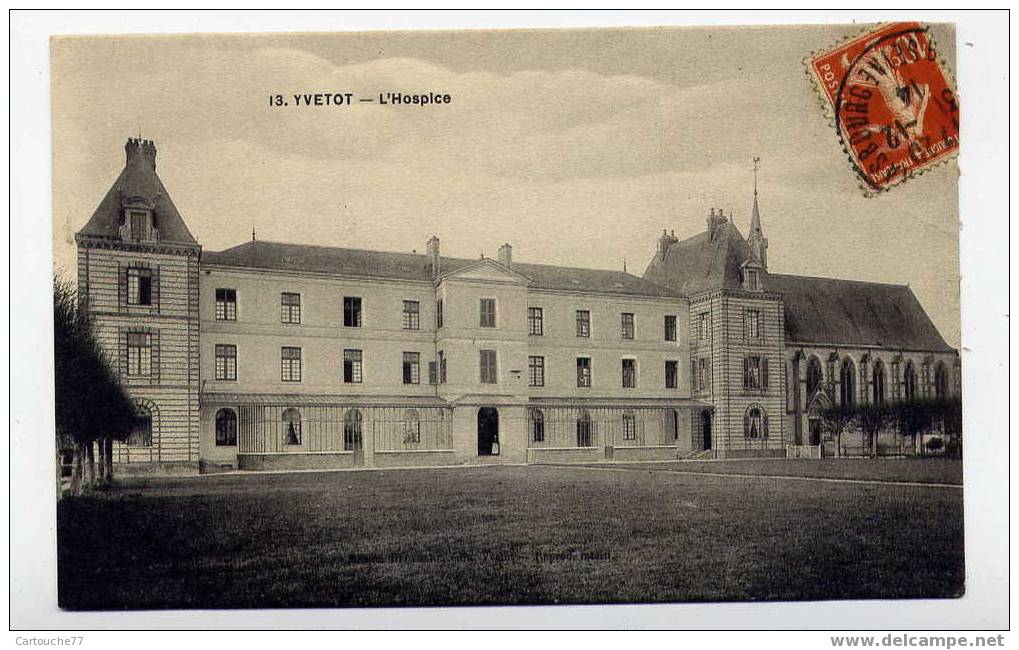 K3 - YVETOT - L'Hospice (1915) - Yvetot