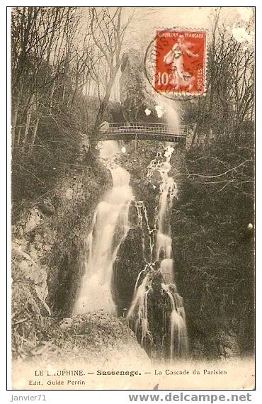 Sassenage. La Grande Cascade Du Furon Et La Cascade Du Parisien - Sassenage