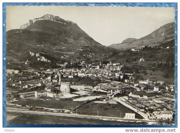 Cpsm 38 VOREPPE Vue Generale Aerienne - Voreppe