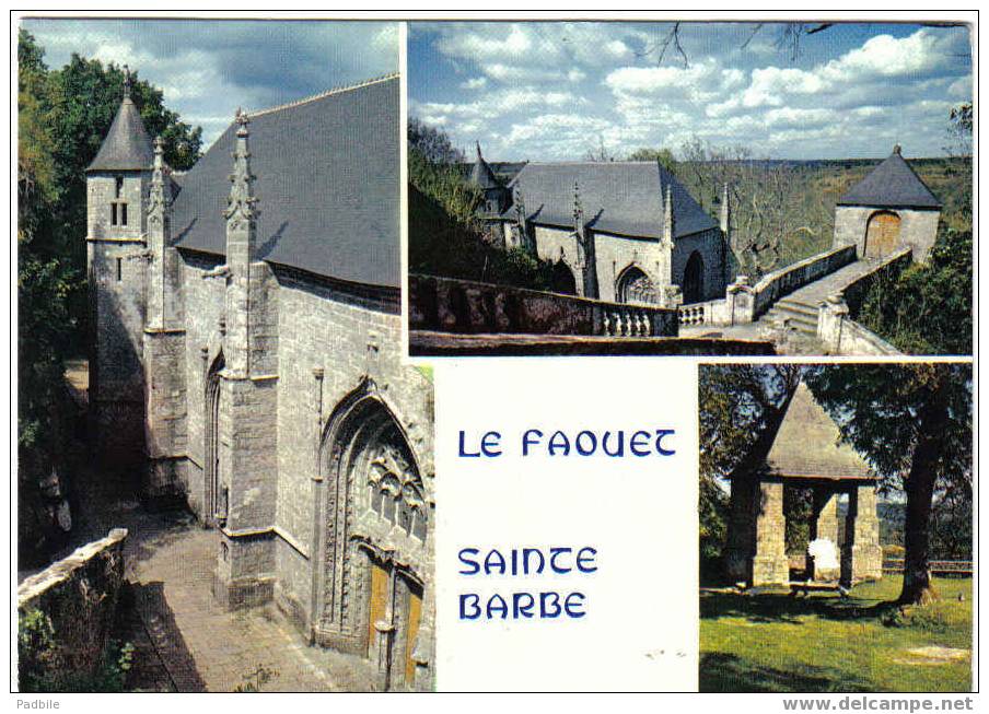 Carte Postale 56 - Le Faouet - Chapelle Sainte-Barbe, L'escalier Renaissance Et L'oratoire Saint-Michel - Le Faouet