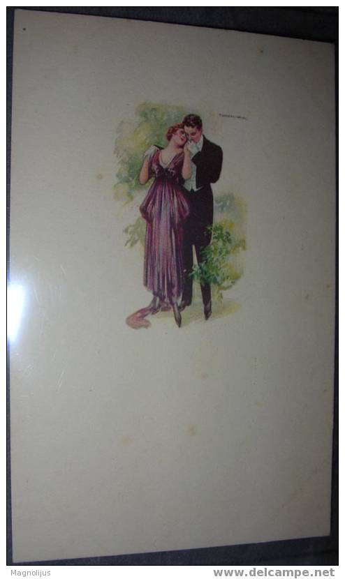 Illustrators, T. Corbellal, Couples, Love, Vintage Postcard - Corbella, T.