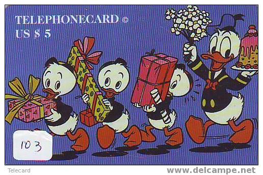 Disney Phonecard Walt Disney World Orlando USA  (103) - Disney