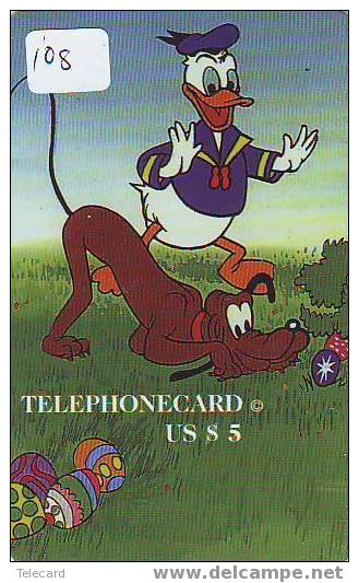 Disney Phonecard Walt Disney World Orlando USA  (108) - Disney