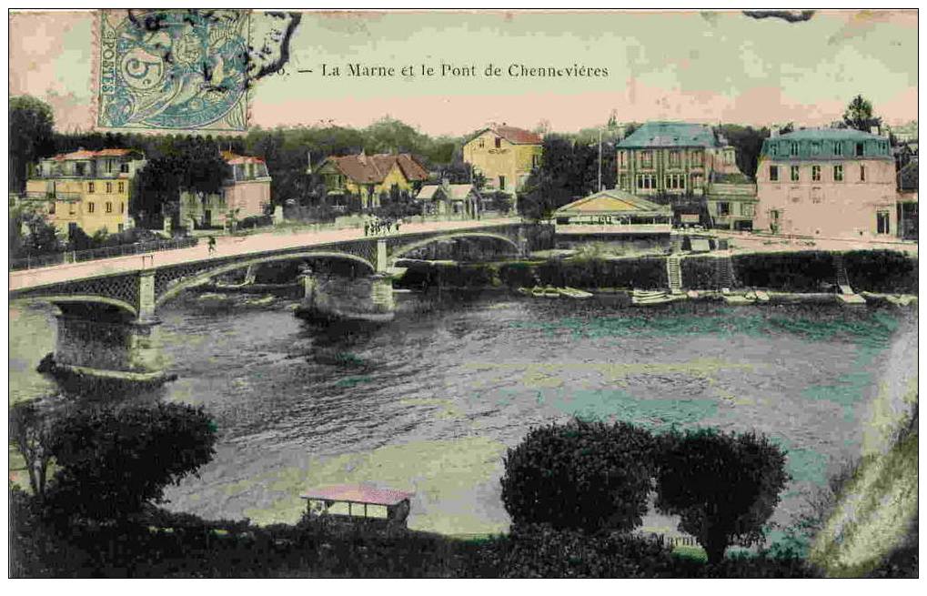 30 - La Marne Et Le Pont De Chennevieres - Chennevieres Sur Marne