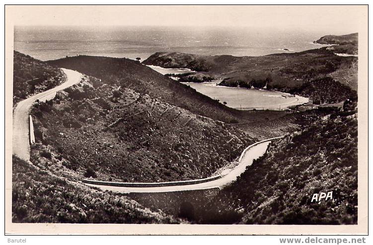 CERBERE - Le Cap, La Plage Peyrefite Et La Route De Banyuls - - Cerbere