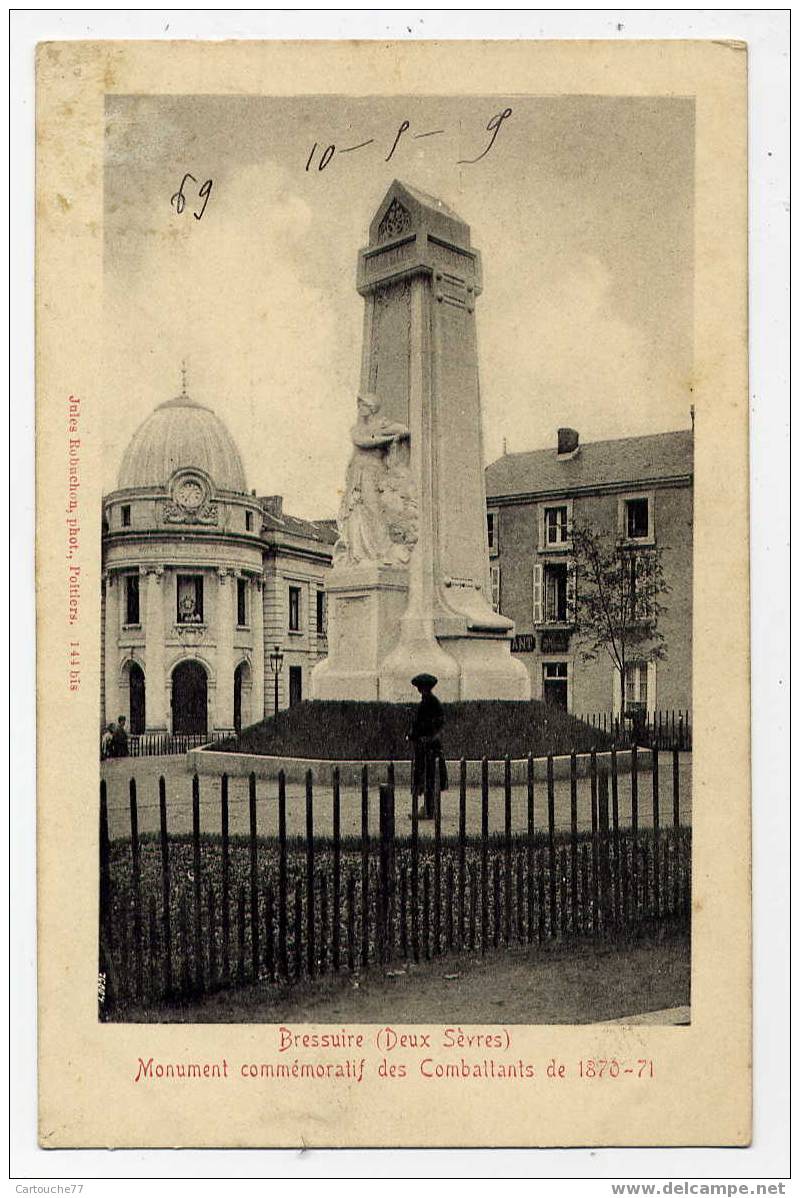 K3 - BRESSUIRE - Monument Commémoratif Des Combattants De 1870-71 - Bressuire