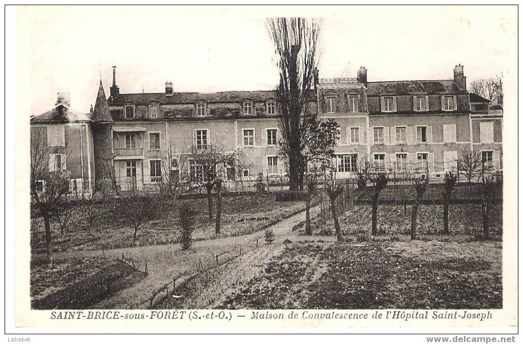 ST BRICE  SOUS FORET  MAISON DE CONVALESCENCE - Saint-Brice-sous-Forêt