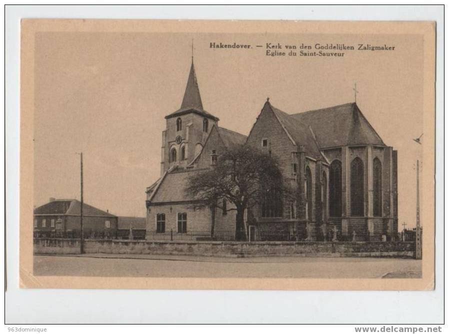 Hakendover - Kerk Van Den Goddelijken Zaligmaker - Eglise Du Saint-Sauveur - Absolute Topkaart - Tienen