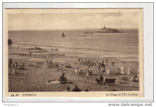 La Plage Et L'Ile Coulinec - Tréboul