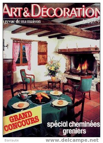 ART & DECORATION N°225 Jan/fev 1981. CHEMINEES/GRENIERS. - Maison & Décoration