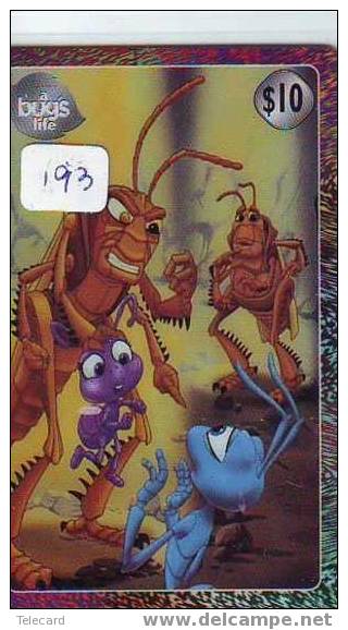 Disney BUG´S LIFE Phonecard Walt Disney World Orlando USA  (193) - Disney